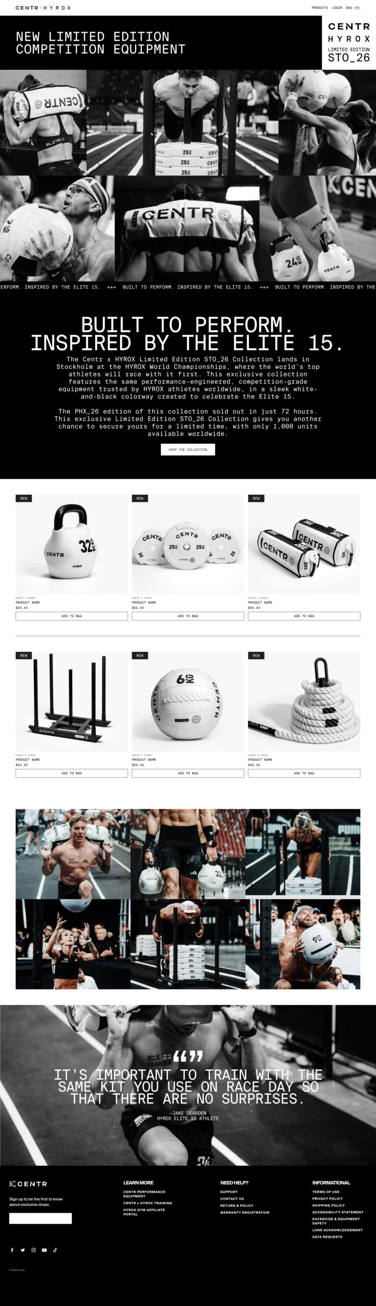 CENTR-1070 – Elite 15 Shopify Store_Homepage_Desktop